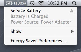 Service Battery Indicator in Mac OS X: What It Means, & How to Fix It