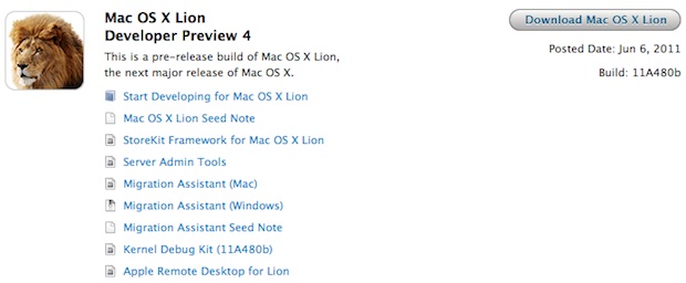 Highlighted features of Mac OS X 10.7 Lion Preview