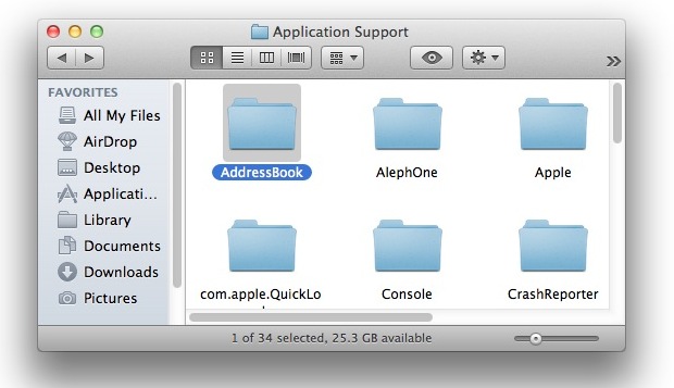 Manual backup of mac files