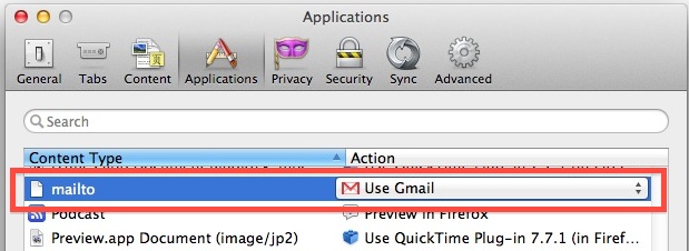 Change Default Email Program For Firefox