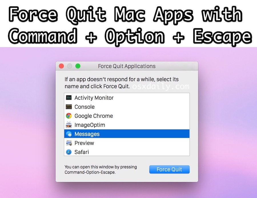 6 Ways to Force Quit Mac Applications