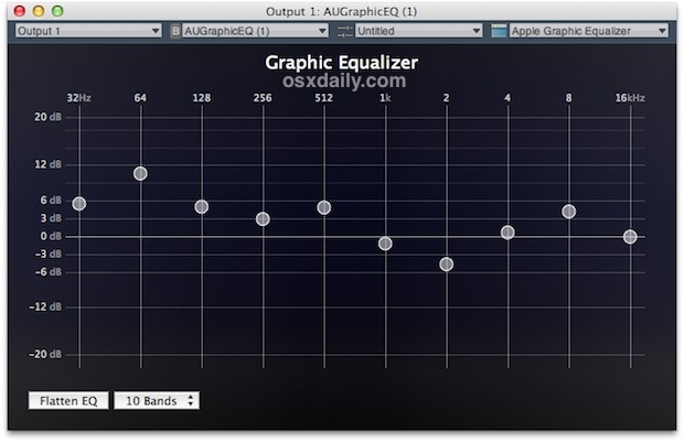 audio equalizer for mac