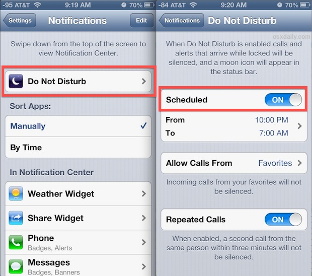 how to turn off do not disturb on iphone for a contact