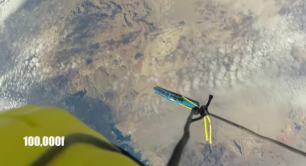 iPhone at 100,000 feet drop