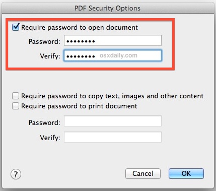 How to set password for excel in mac