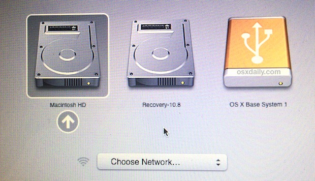 windwos cant see usb boot stick for mac