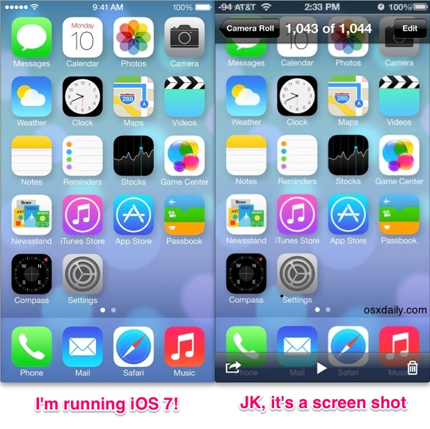 Can an iPod 4 get iOS 7?