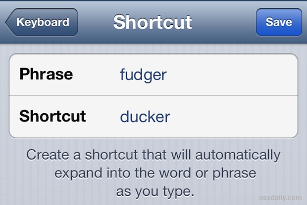 Ducking Autocorrect fix