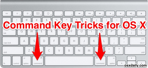 Command key tricks for OS X 