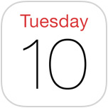 Calendar icon in iOS 7
