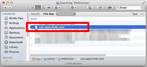 Finder issues? How to delete its preferences