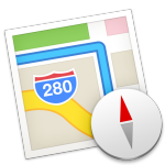 Maps icon in OS X