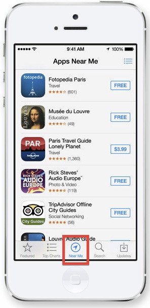 Apps Near Me in iOS App Store