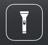 iPhone flashlight icon