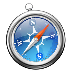 Safari is used to change the default web browser in Mac OS X