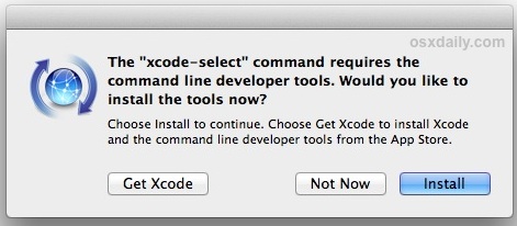xcode comman line