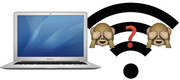 Forget a Wi-Fi Network in Mac OS X