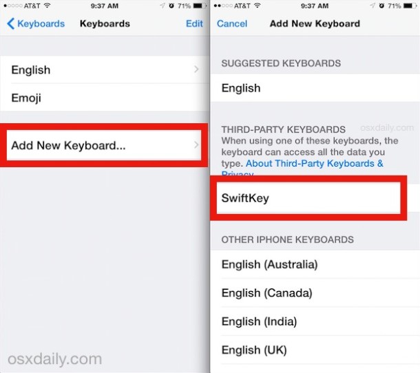 photo of How to Add Third Party Keyboards to iPhone & iPad in iOS 8 image