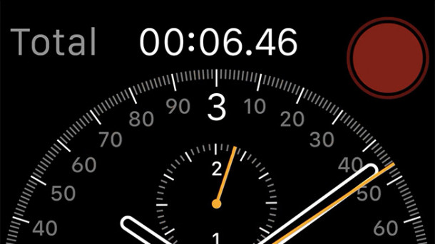 Apple watch interface