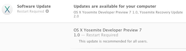 photo of OS X Yosemite Developer Preview 7 Released image