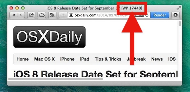 photo of Show Process ID of Individual Web Page Tabs & Windows in Safari for Mac OS X image