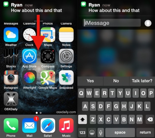 photo of Reply to Messages Quicker Than Ever with iOS 8 Interactive Notifications image