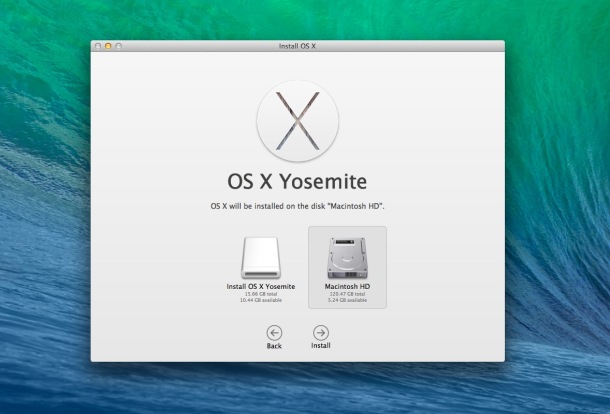 mac os yosemite installer download