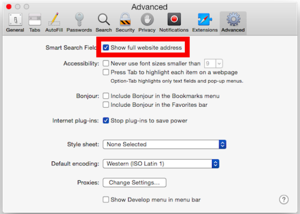 photo of How to Show the Full Website URL in Safari for OS X Yosemite image