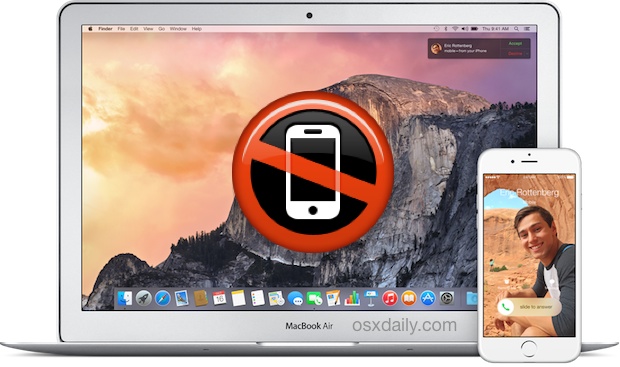 photo of How to Stop iPhone Calls Ringing a Mac in OS X Yosemite image