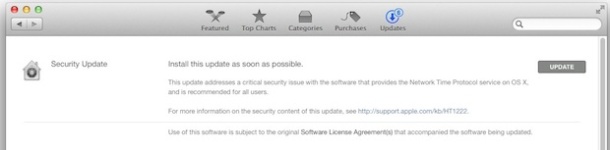 photo of NTP Critical Security Update for OS X Released by Apple, All Mac Users Should Install Now image