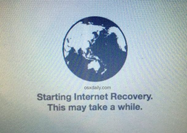 Internet recovery mac