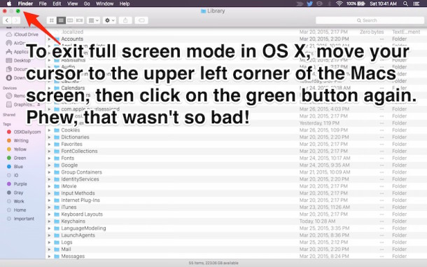 photo of How to Exit Out of Full Screen Mode in OS X Yosemite image