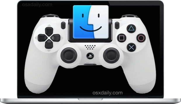 how to connect ps4 controller to mac via usb