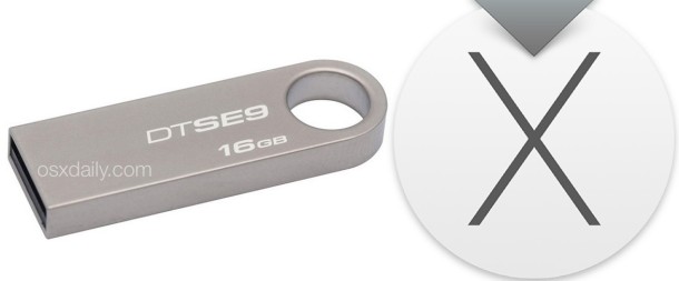 OS X El Capitan install USB drive