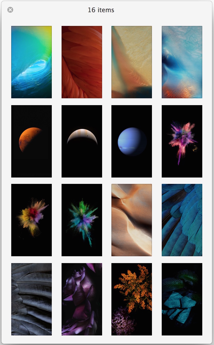 Get the 15 New Default iOS 9 Wallpapers for iPhone