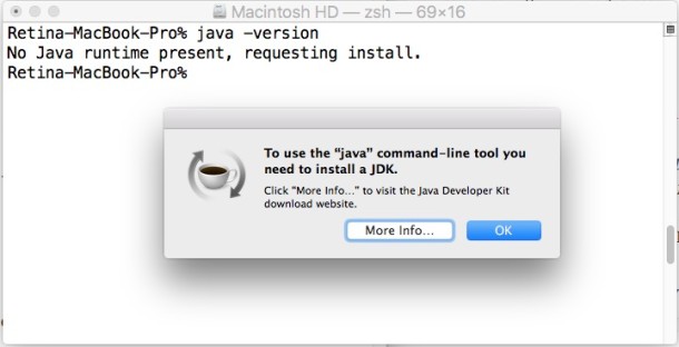 Jdk 8 for mac installed but java not working in terminal 4