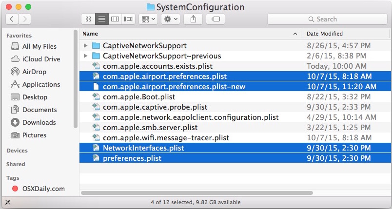 what is the name of the program that manages wireless network for mac os:x