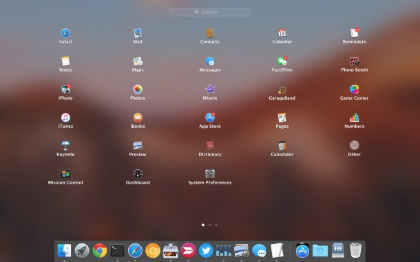 Cambiare Launchpad conteggio icona in Mac OS X