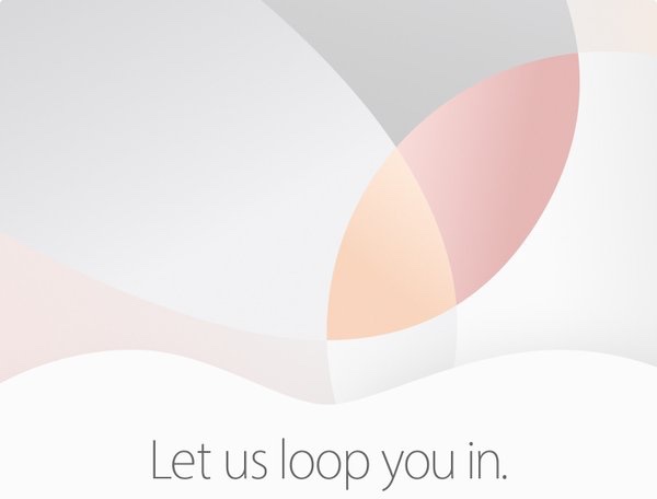 Apple Invite for March 21 2016 event