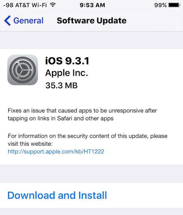 Video: iOS 9.3.1 presenta hueco de seguridad