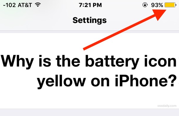 Why the iPhone battery icon is yellow, what it means, and how to fix it
