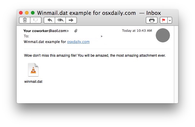 How To Open Winmail Dat Attachment Files On Mac Os X