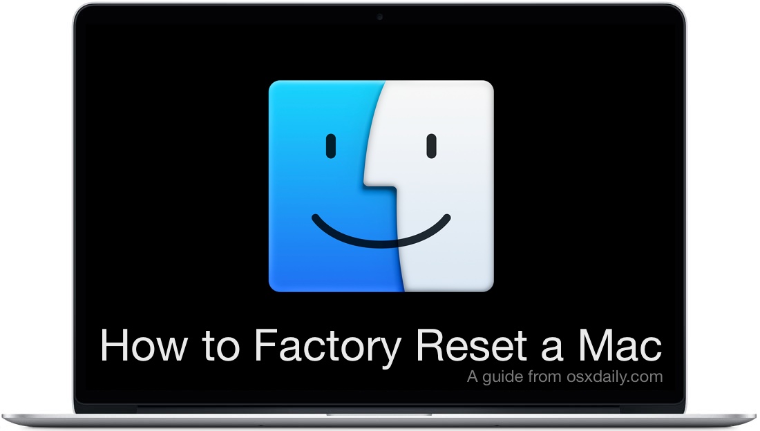 how to restore mac os x to factory settings