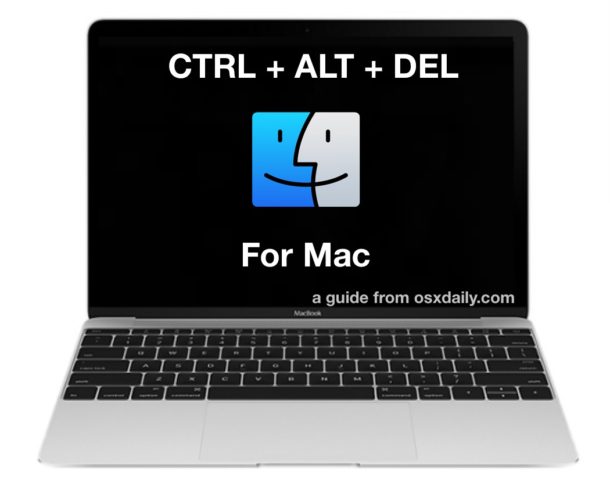 Ctrl alt delete mac keyboard
