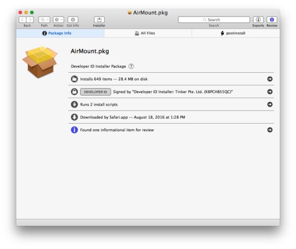 how to download pkg files on mac