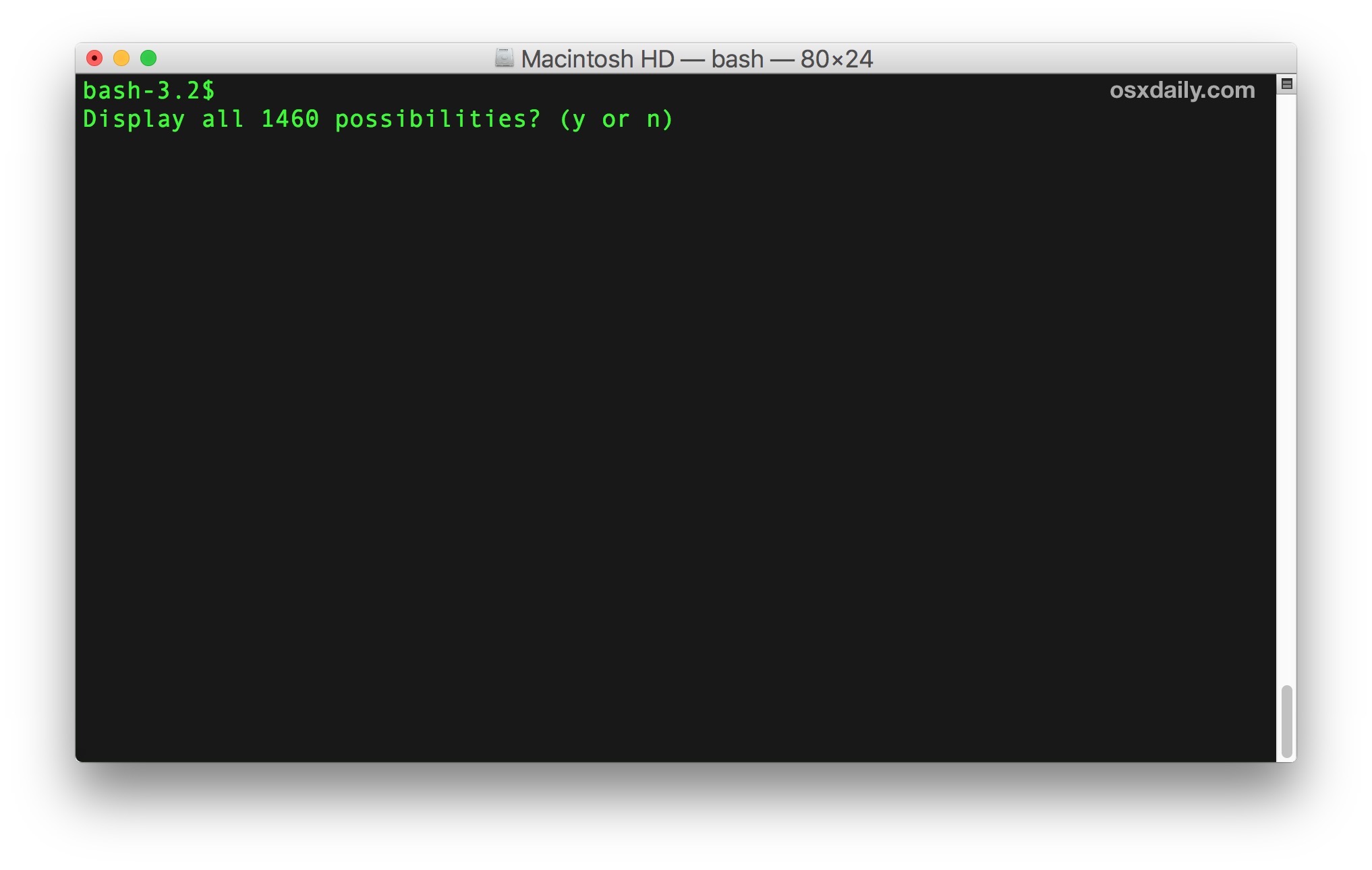 terminal commands mac