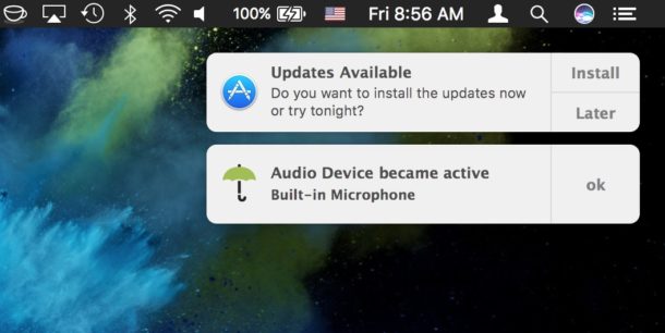 Microphone activated found by Oversight on Mac