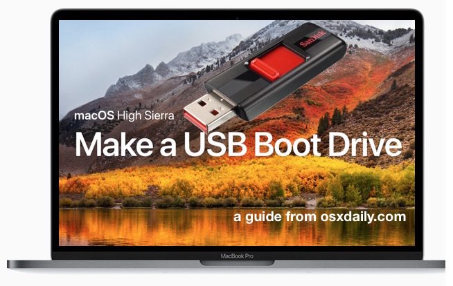how to make bootable usb for mac os x