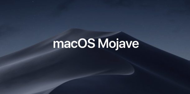 Download macOS Mojave 10.14 now available
