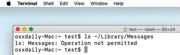 Fix Terminal “Operation not permitted” Error in MacOS Mojave